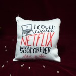 Personalized Netflix & Chill Cushion